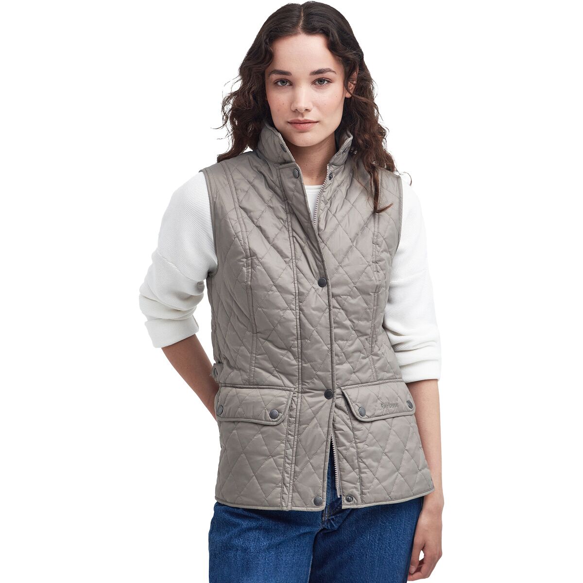 Image of Barbour Otterburn Gilet - Women's Taupe, US 4/UK 8
