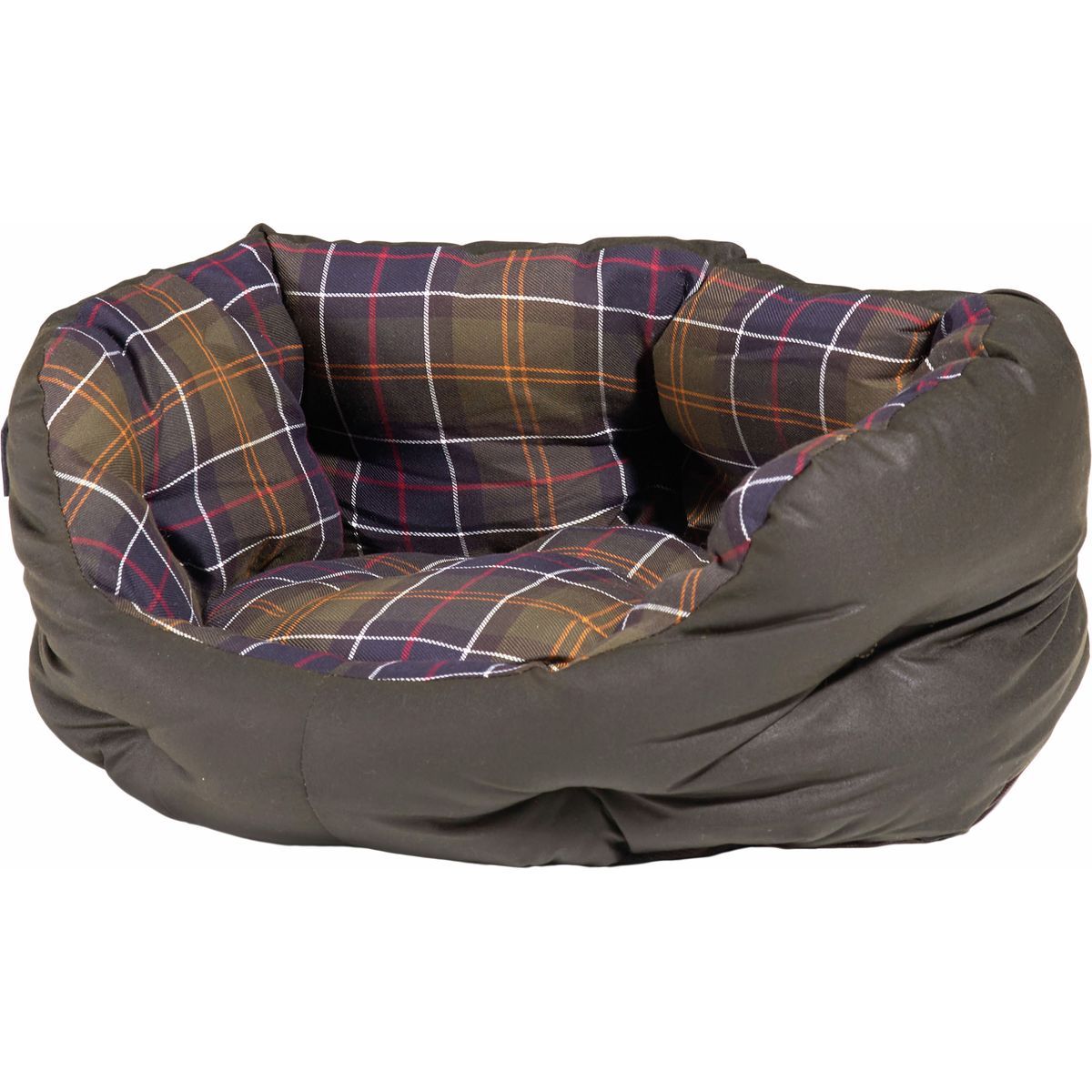 Barbour Wax/Cotton Dog Bed Classic/Olive, 18in