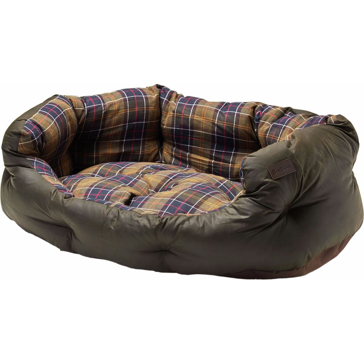 Barbour Wax/Cotton Dog Bed Classic/Olive, 24in