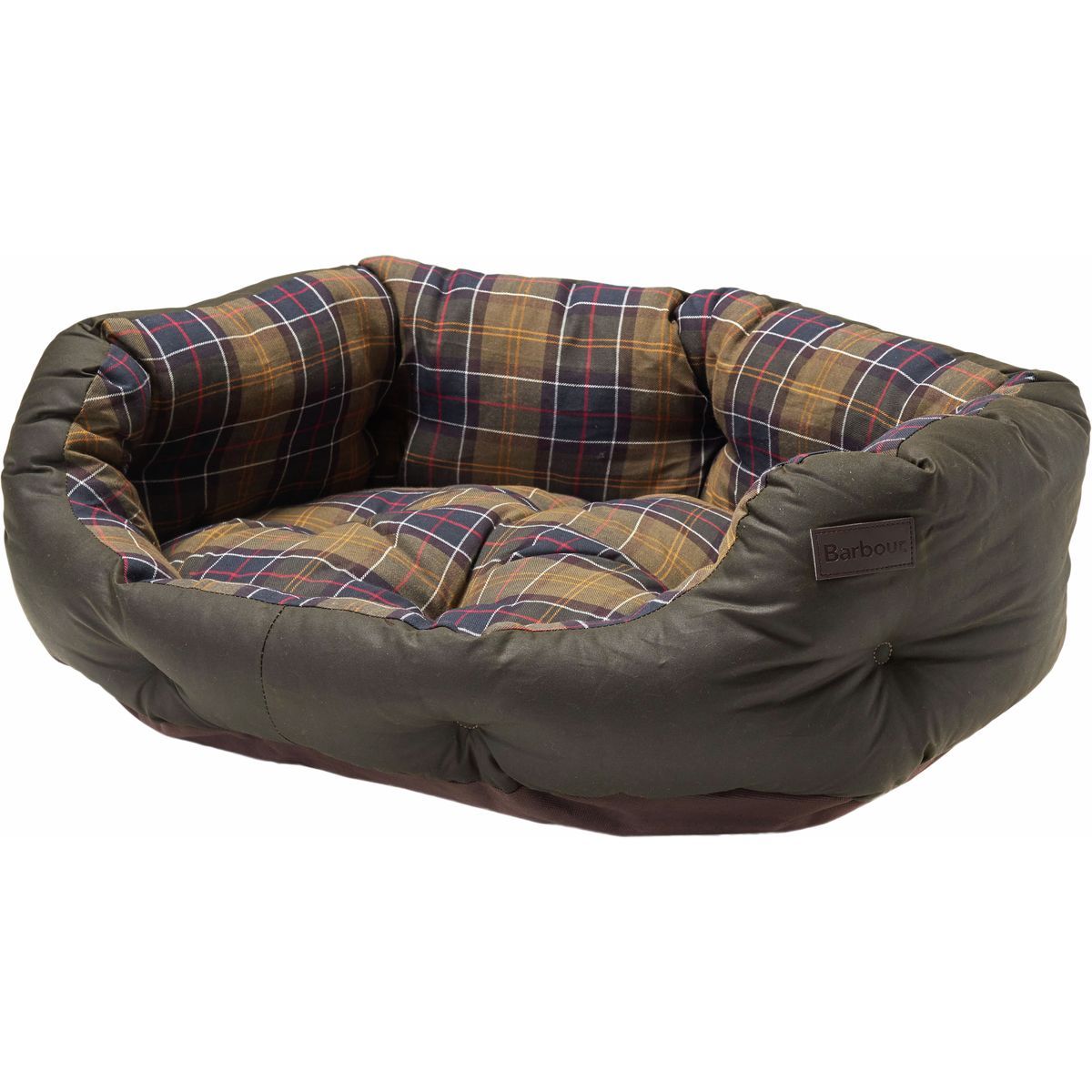 Barbour Wax/Cotton Dog Bed Classic/Olive