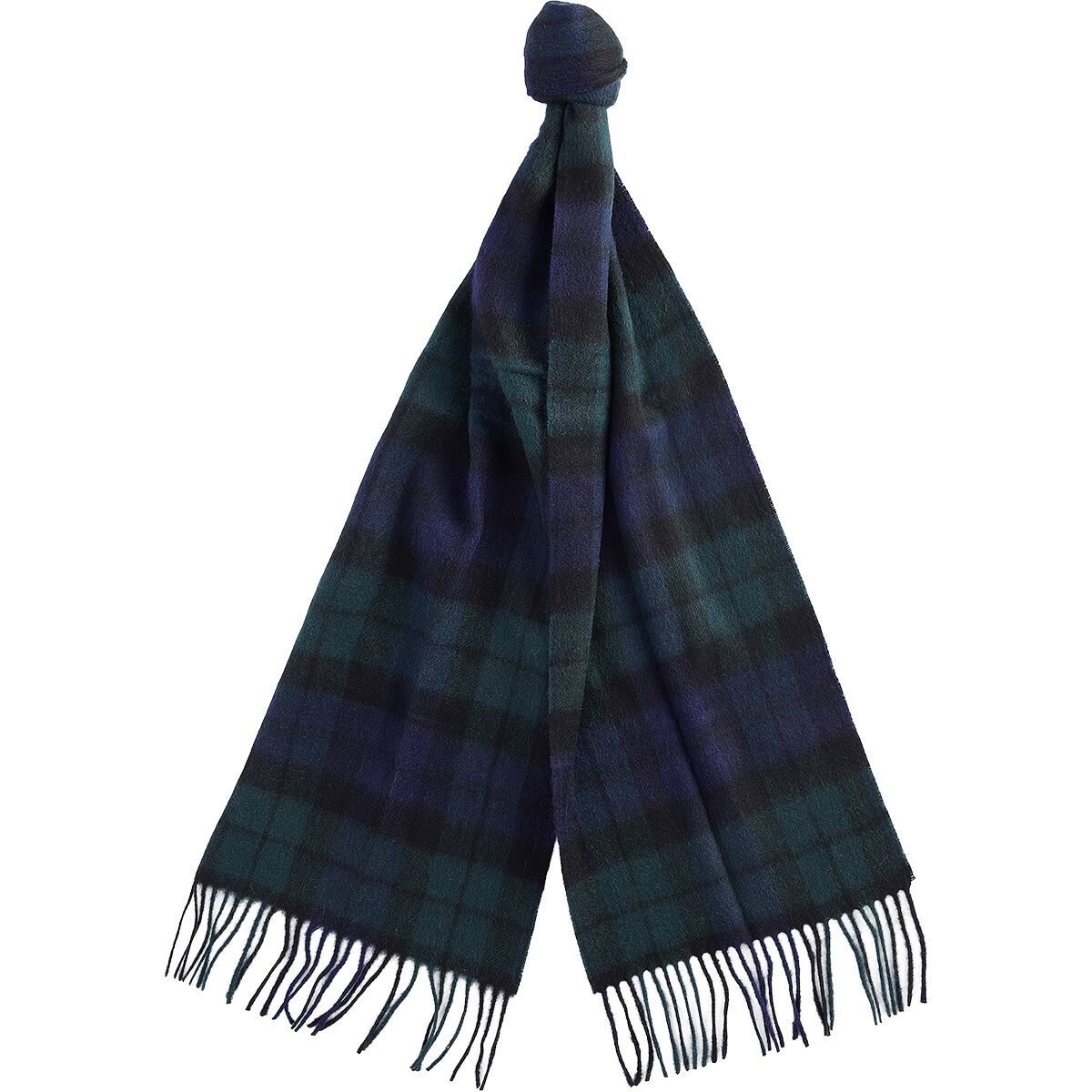 (取寄) バブアー ニュー チェック タータン スカーフ Barbour New Check Tartan Scarf Black Watch Barbour New Check Tartan Scarf - Accessories