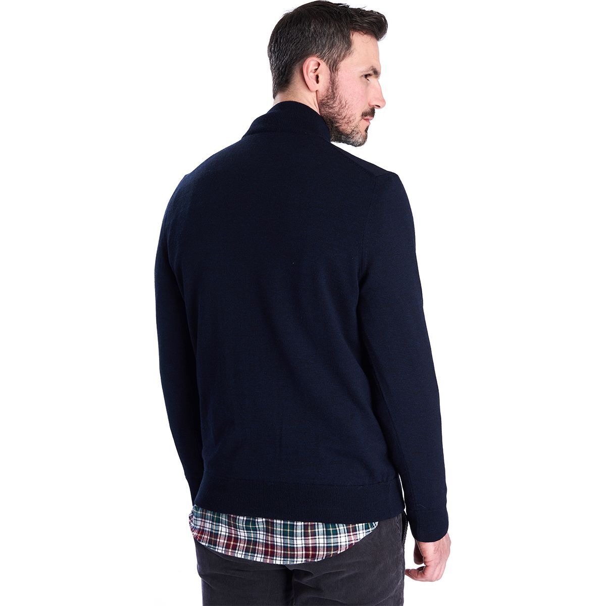 Barbour Gamlan Half Zip Navy / XL