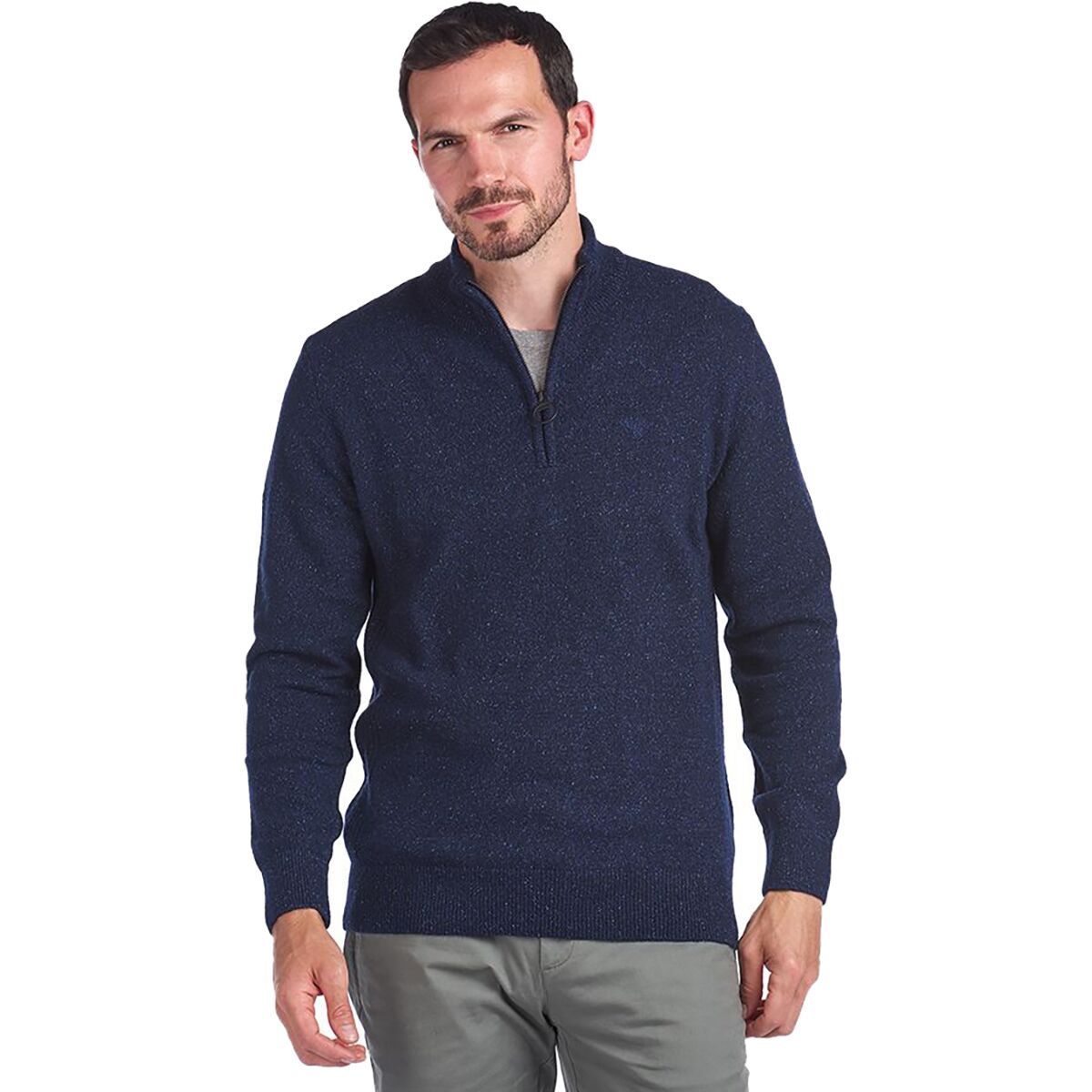 Barbour Tisbury Half-Zip Sweater - Men's Navy, 3XL