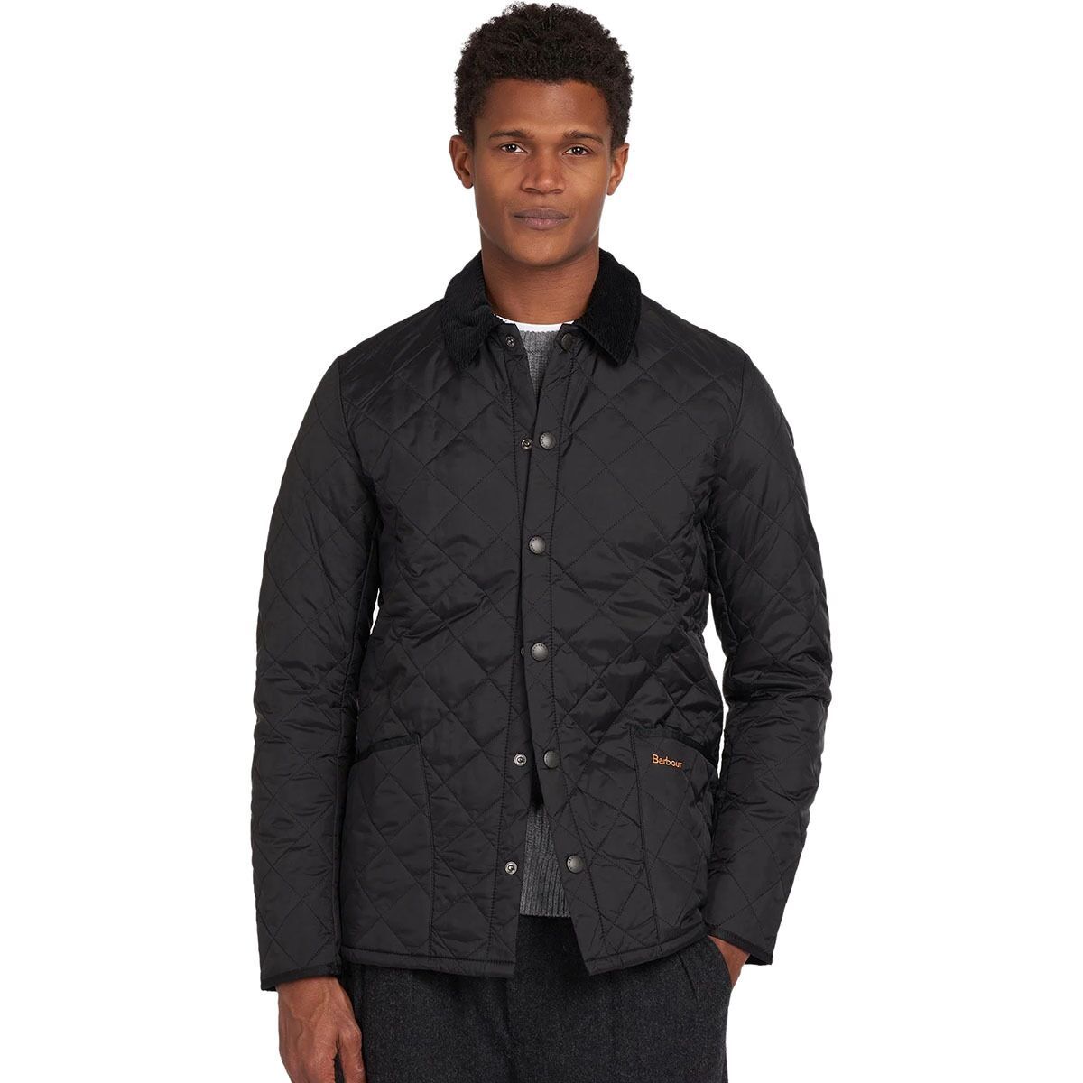 Barbour Heritage Liddesdale Quilted Jacket - Men's Black, 3XL