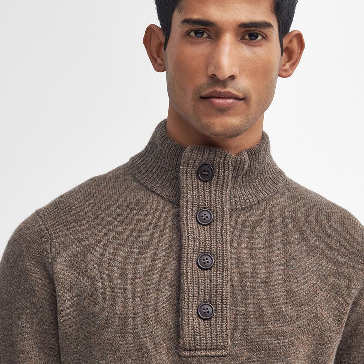 (取寄) バブアー メンズ パッチ ハーフ-ジップ セーター - メンズ Barbour men Patch Half-Zip Sweater - Men's Dark Stone Barbour Patch Half-Zip Sweater - Men's - Clothing