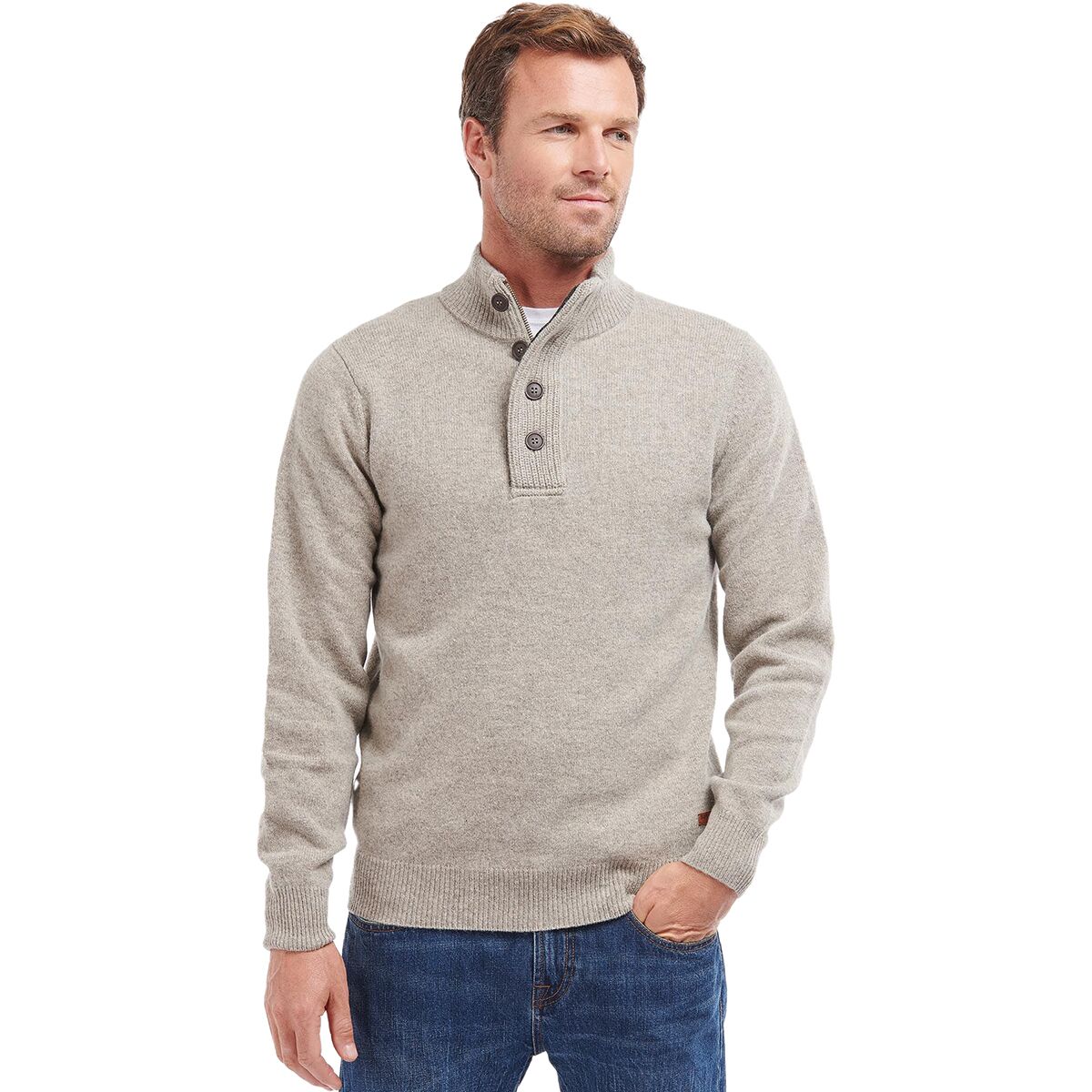 Barbour Patch Half-Zip Sweater - Men's
