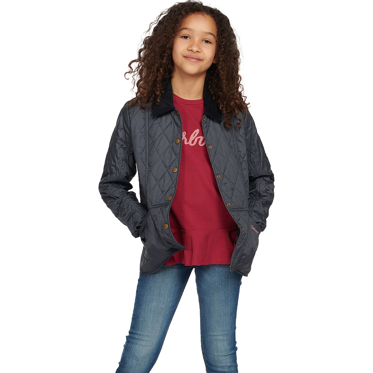 Barbour Printed Summer Liddesdale Quilted Jacket - Girls' - Kids