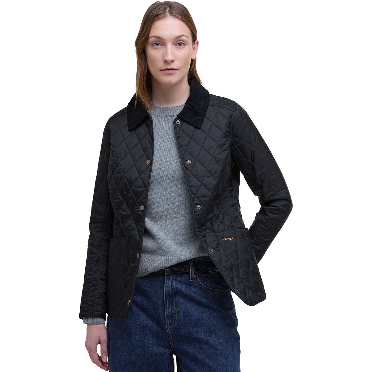 Image of Barbour Annandale Quilt Jacket - Women's Black, US 4/UK 8