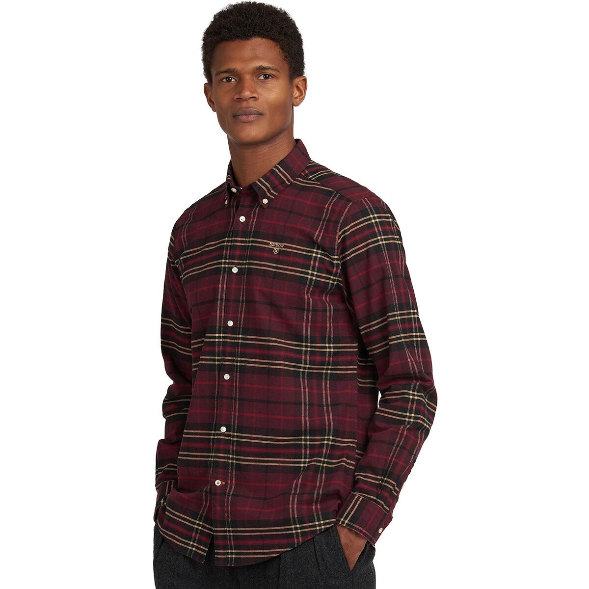 barbour check shirt