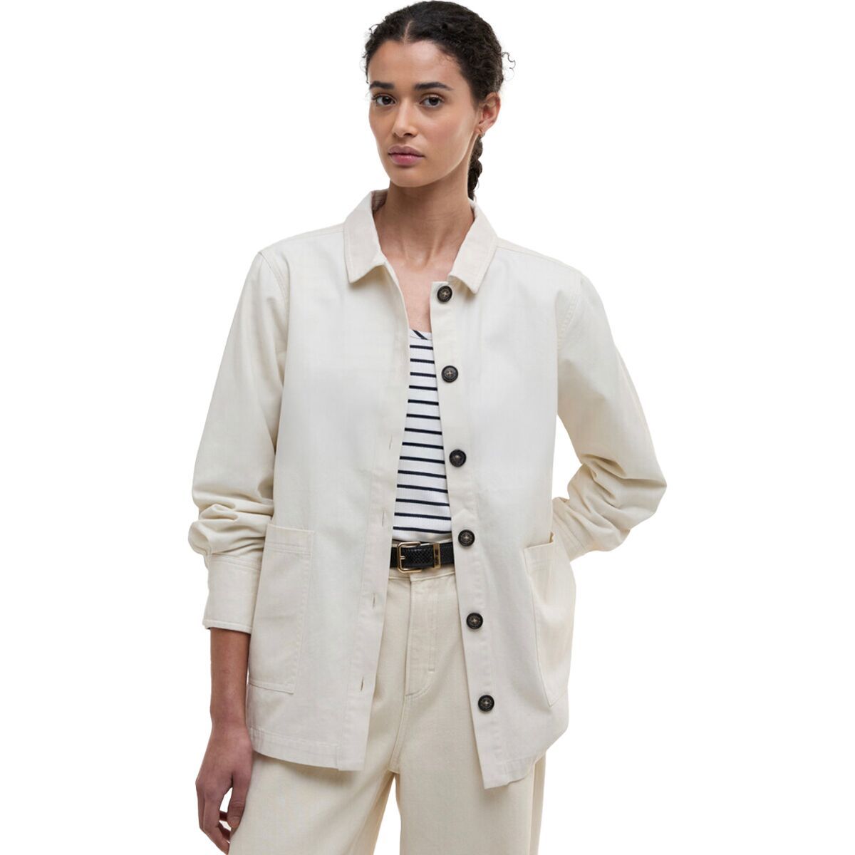 Barbour Lyndale Overshirt - Women's Cloud, US 8/UK 12