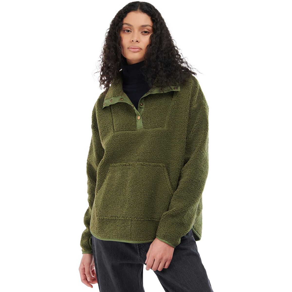Barbour Raylees Fleece - Moss Stone - 14
