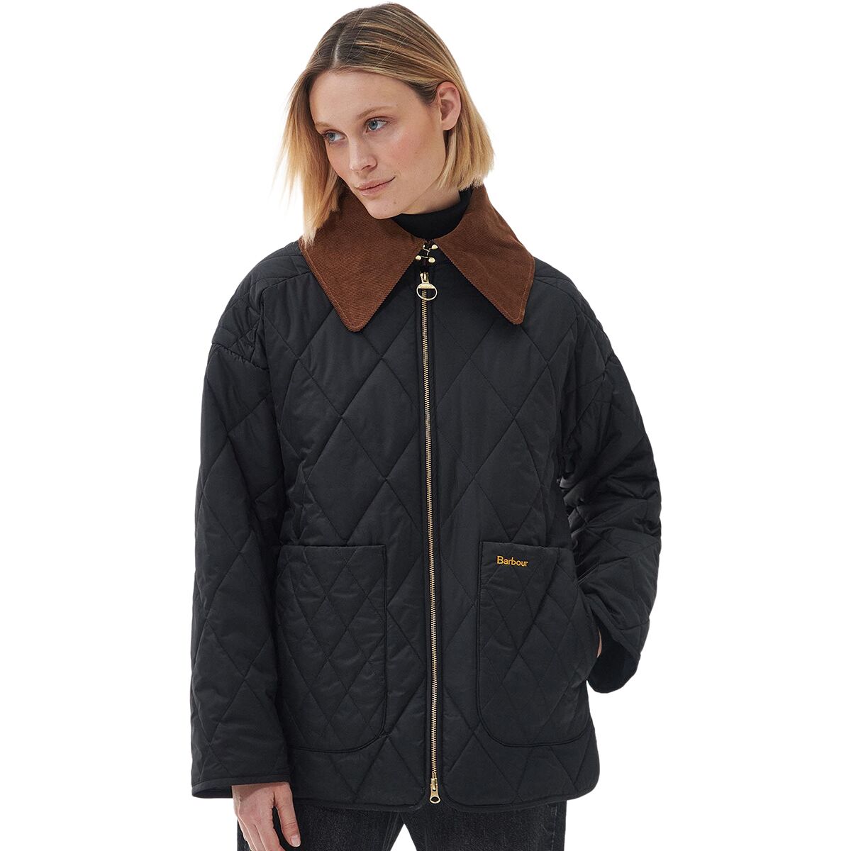 Barbour pod quilted jacket deals