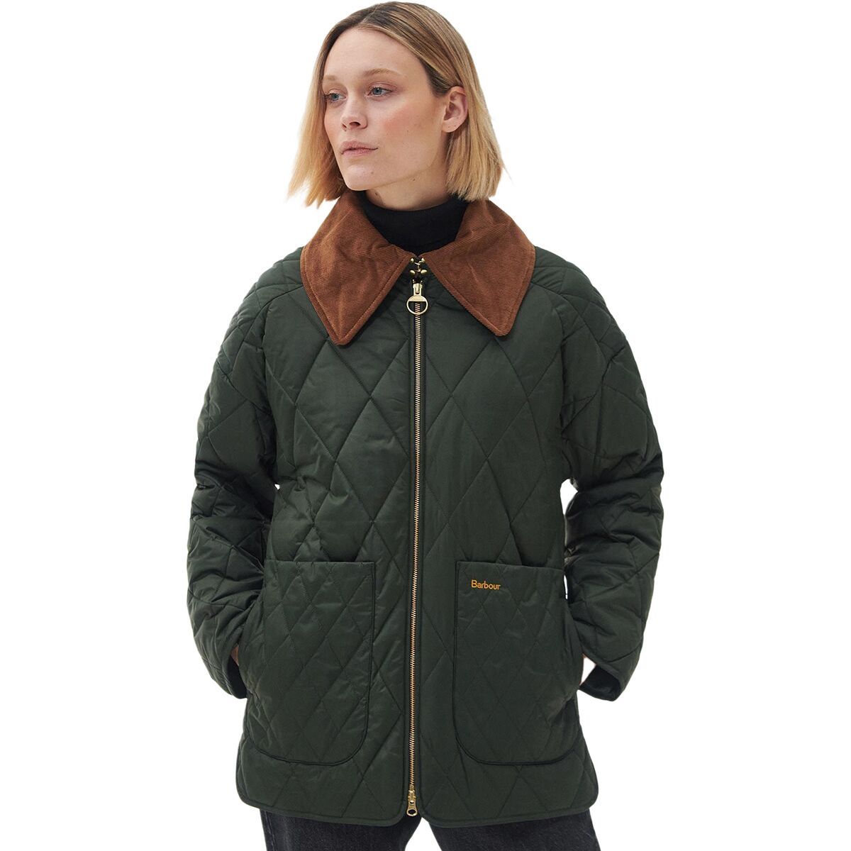 Barbour Woodhall Quilt Jacket - Women's Sage/Ancient, US 10/UK 14