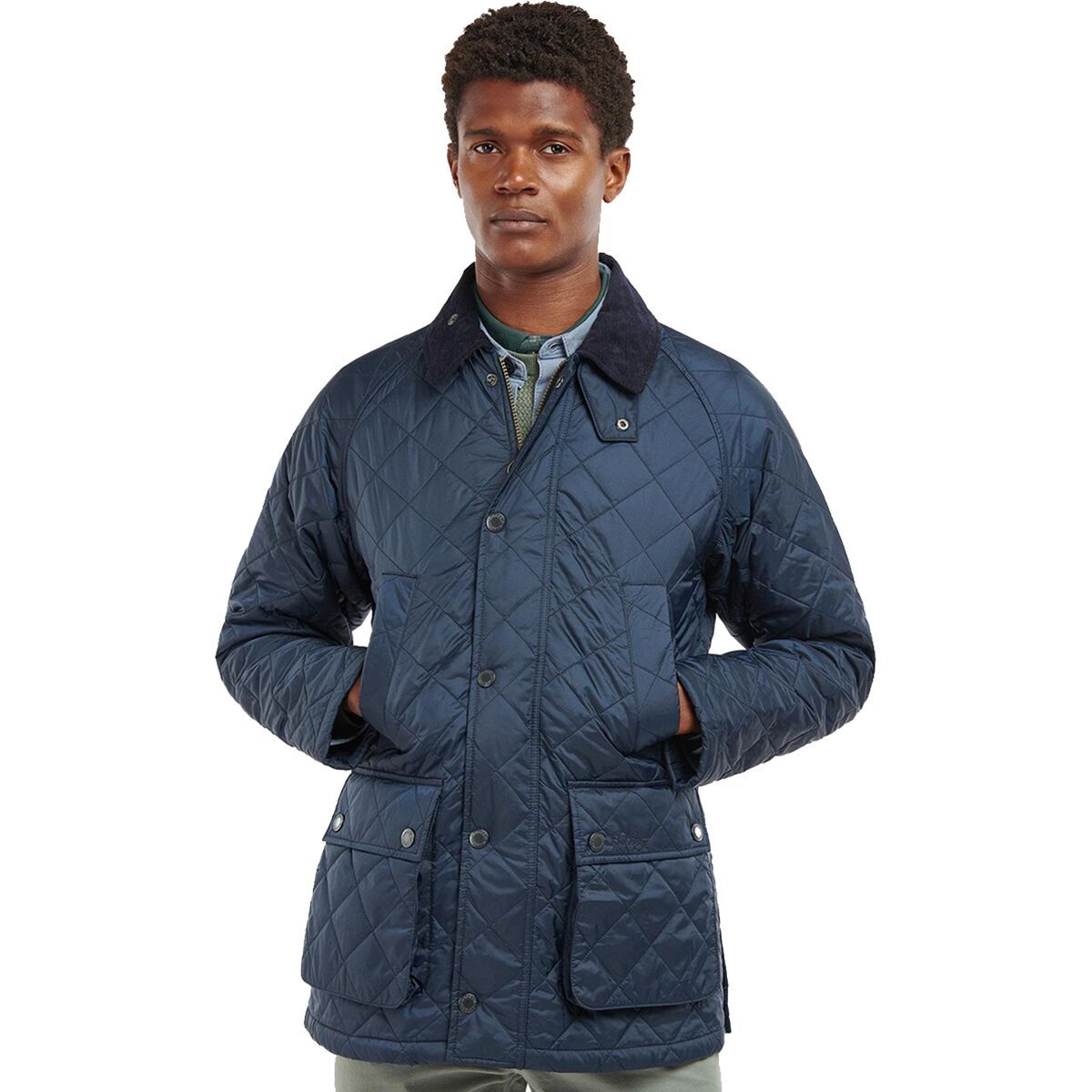 Barbour Ashby Quilt Jacket - Men's Navy, XL