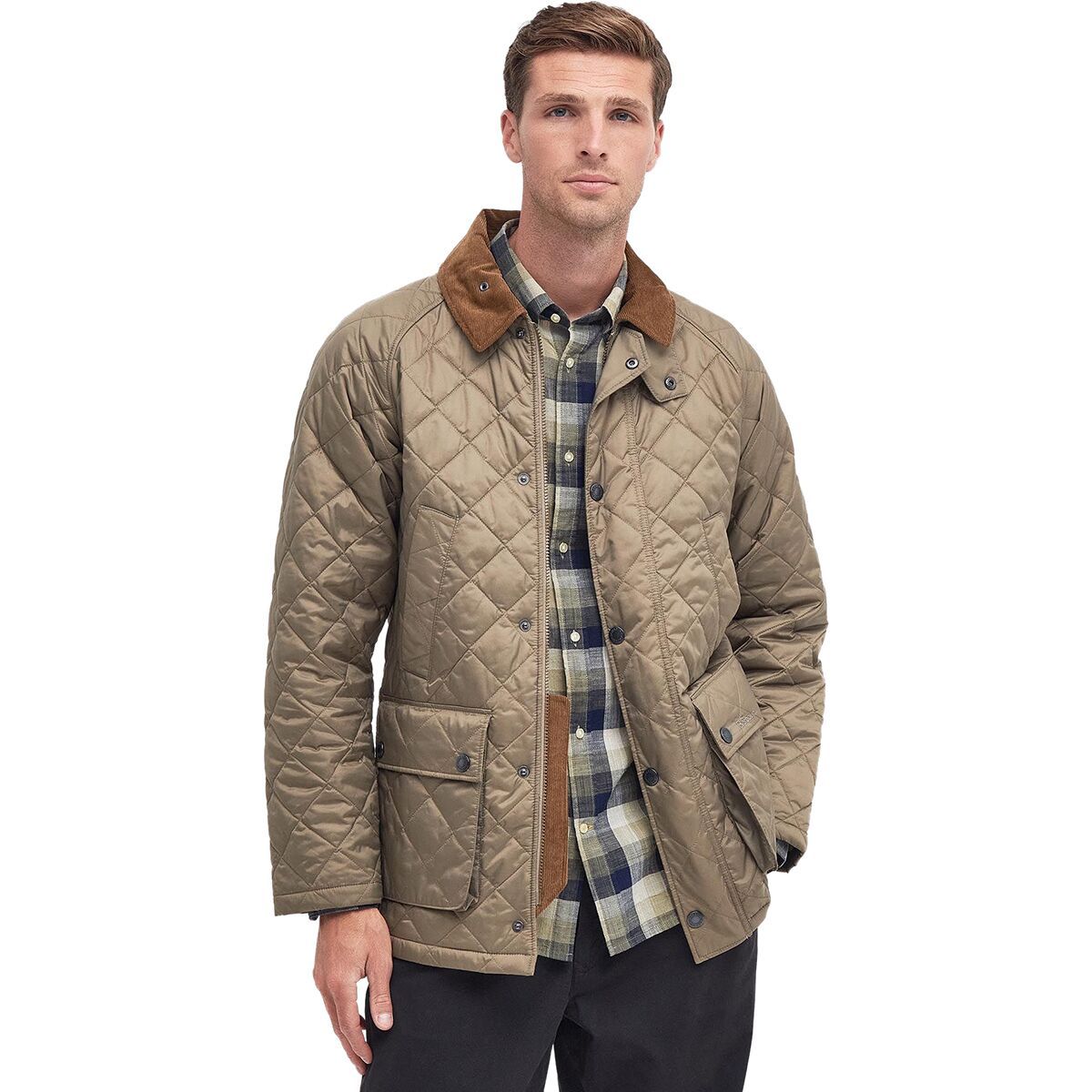 Barbour Ashby Quilt Jacket - Men's Timberwolf, XL