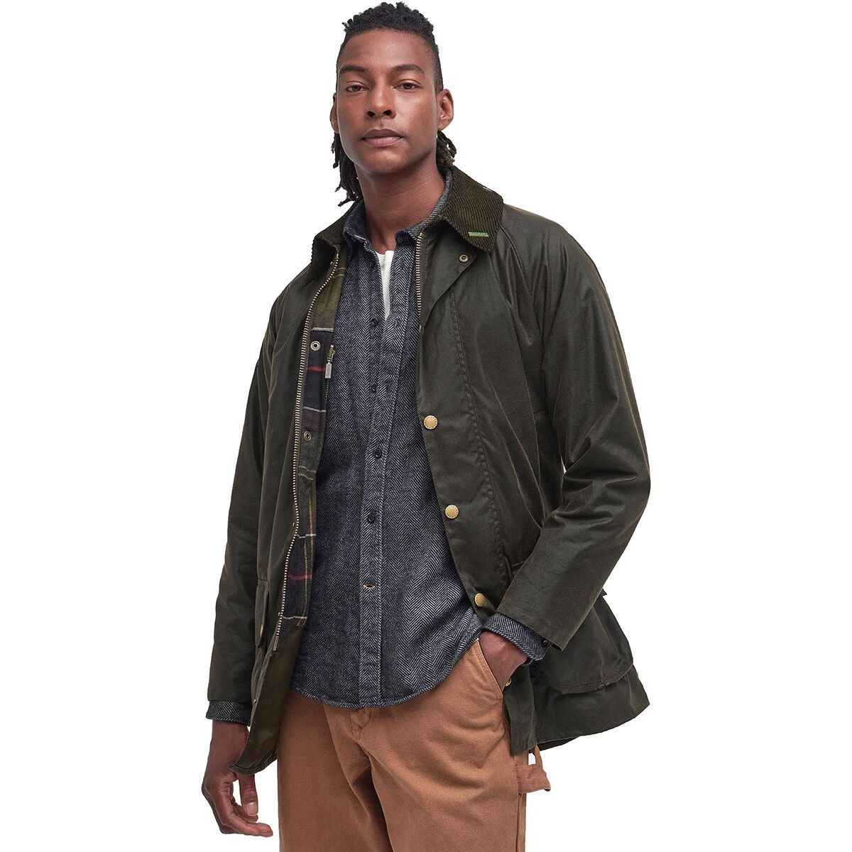 Barbour Beaufort 40 Wax Jacket - Men's Olive, 38