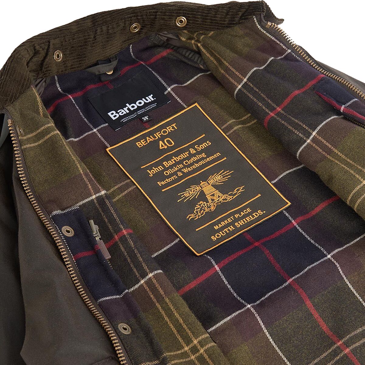 Barbour Beaufort 40 Wax Jacket - Men's - Clothing