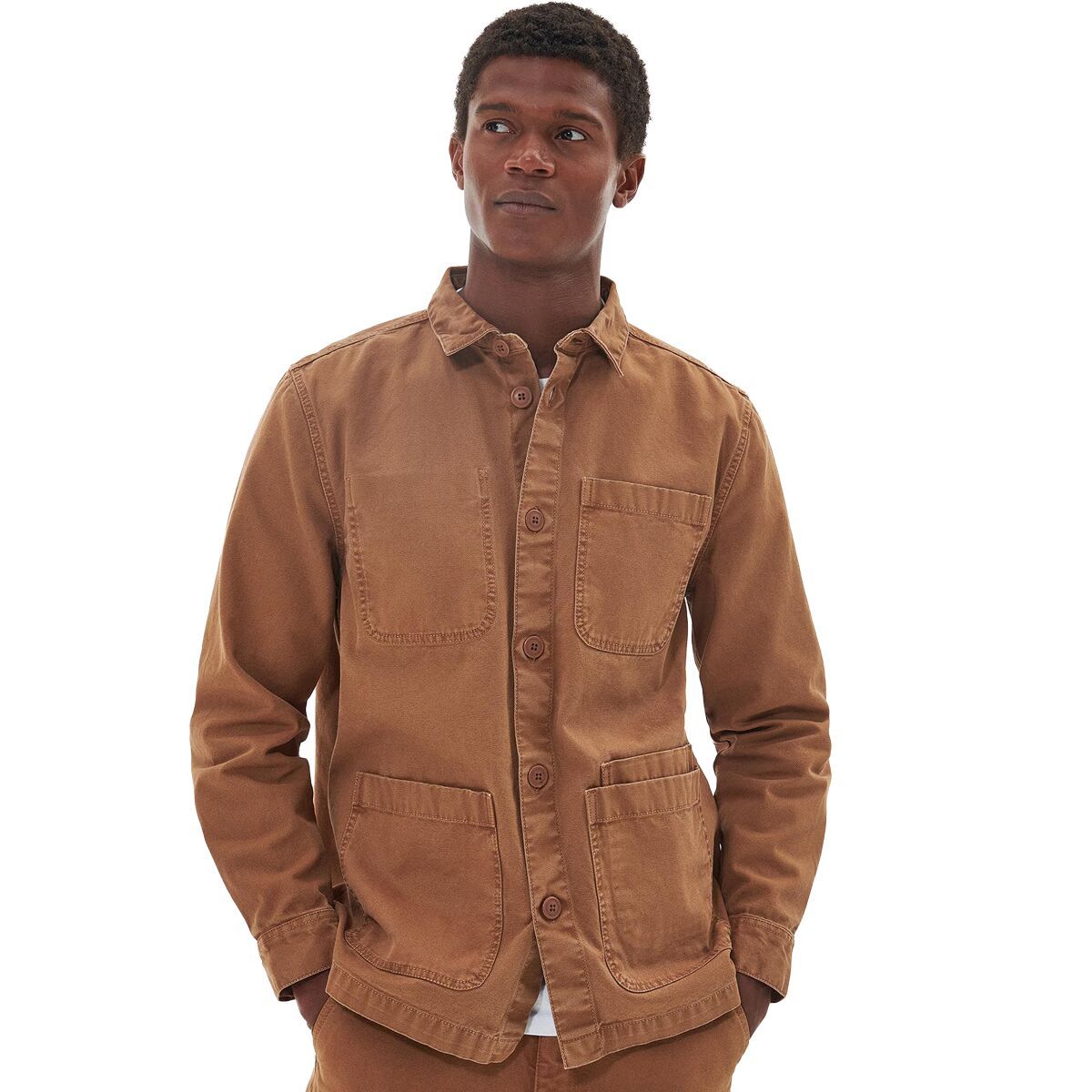 Barbour Chesterwood Overshirt - Men's Sandstone, 3XL