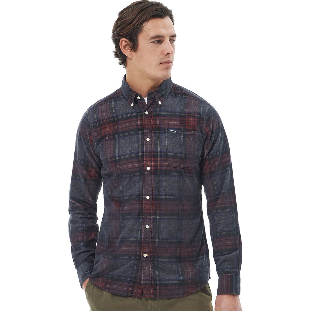 Barbour Southfield Tailored Shirt - Men's Grey Marl, M