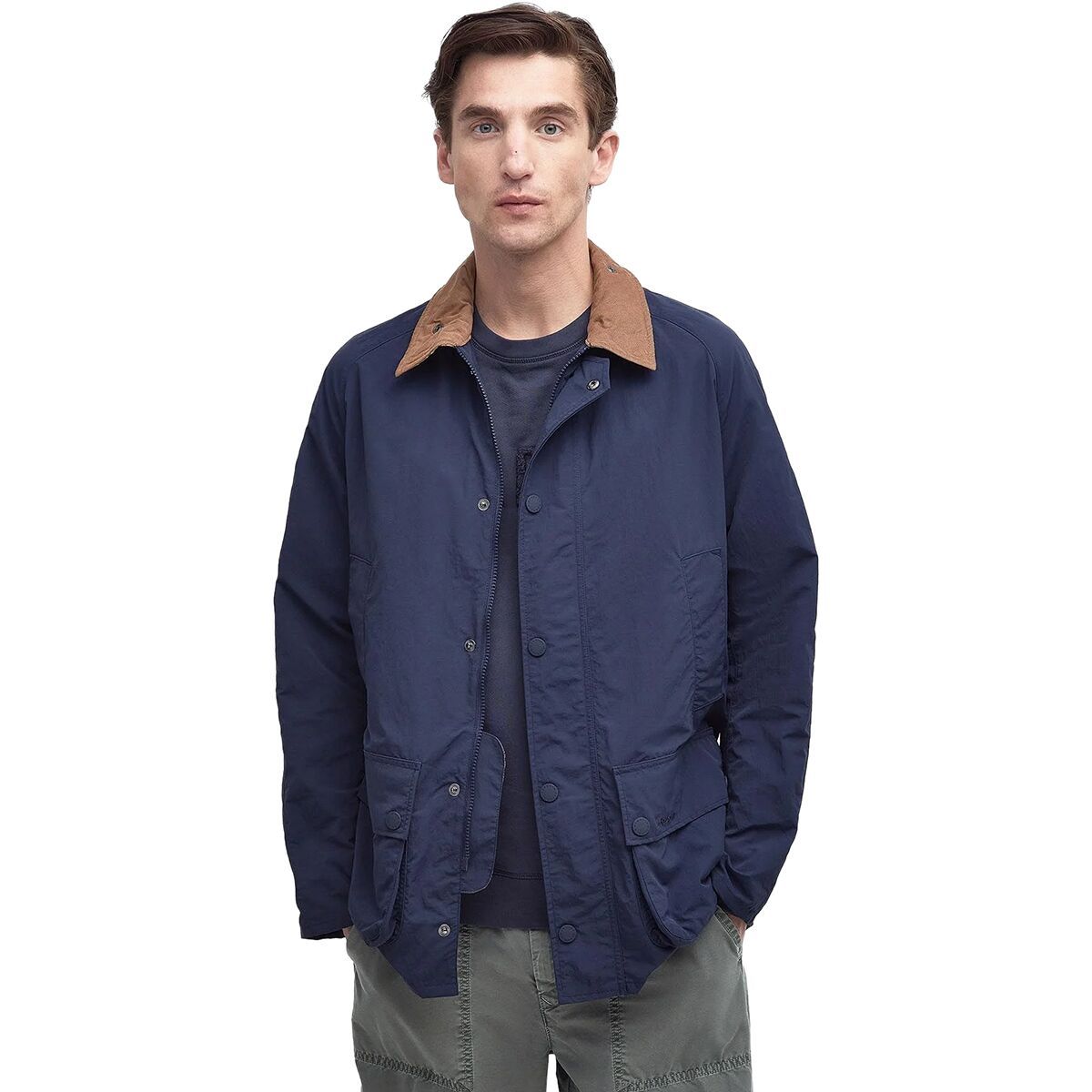 Barbour Ashby Showerproof Jacket - Men's Navy, XL
