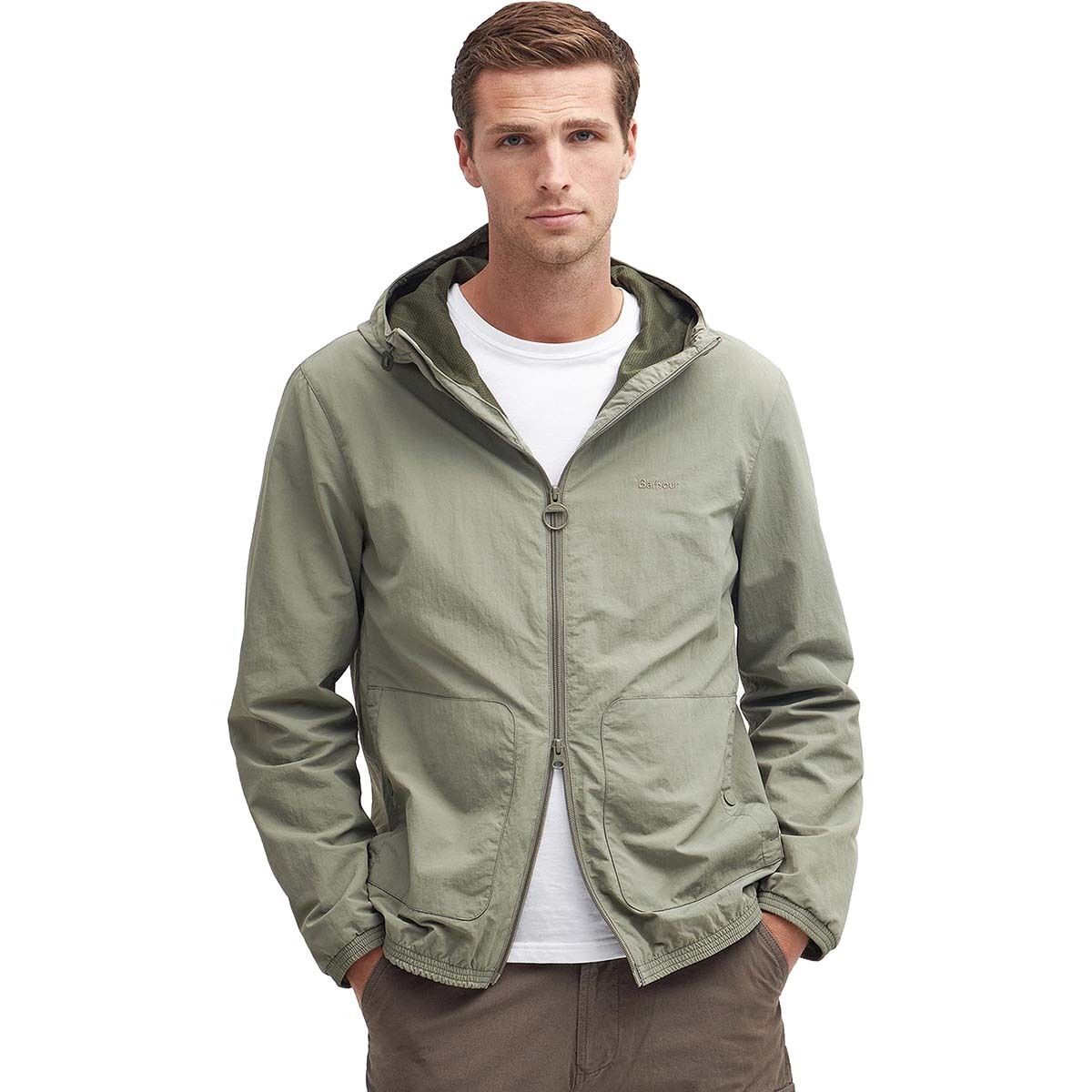 Barbour Berwick Showerproof Jacket - Men's Dusty Green, XL