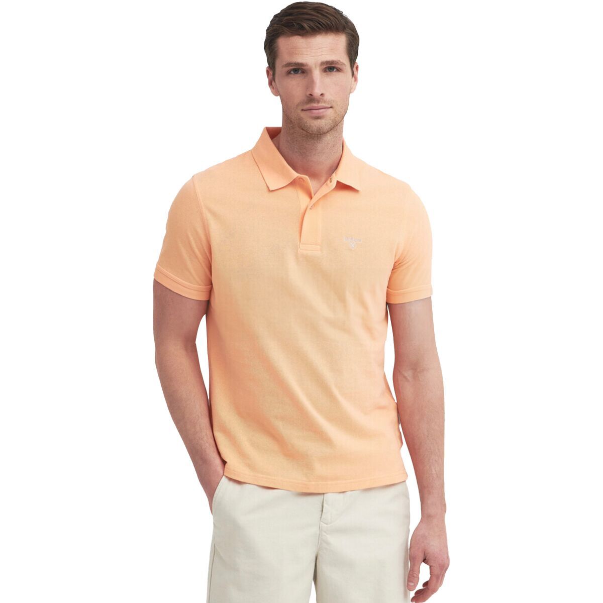Barbour Lightweight Sports Polo - Men's Coral Sands, L
