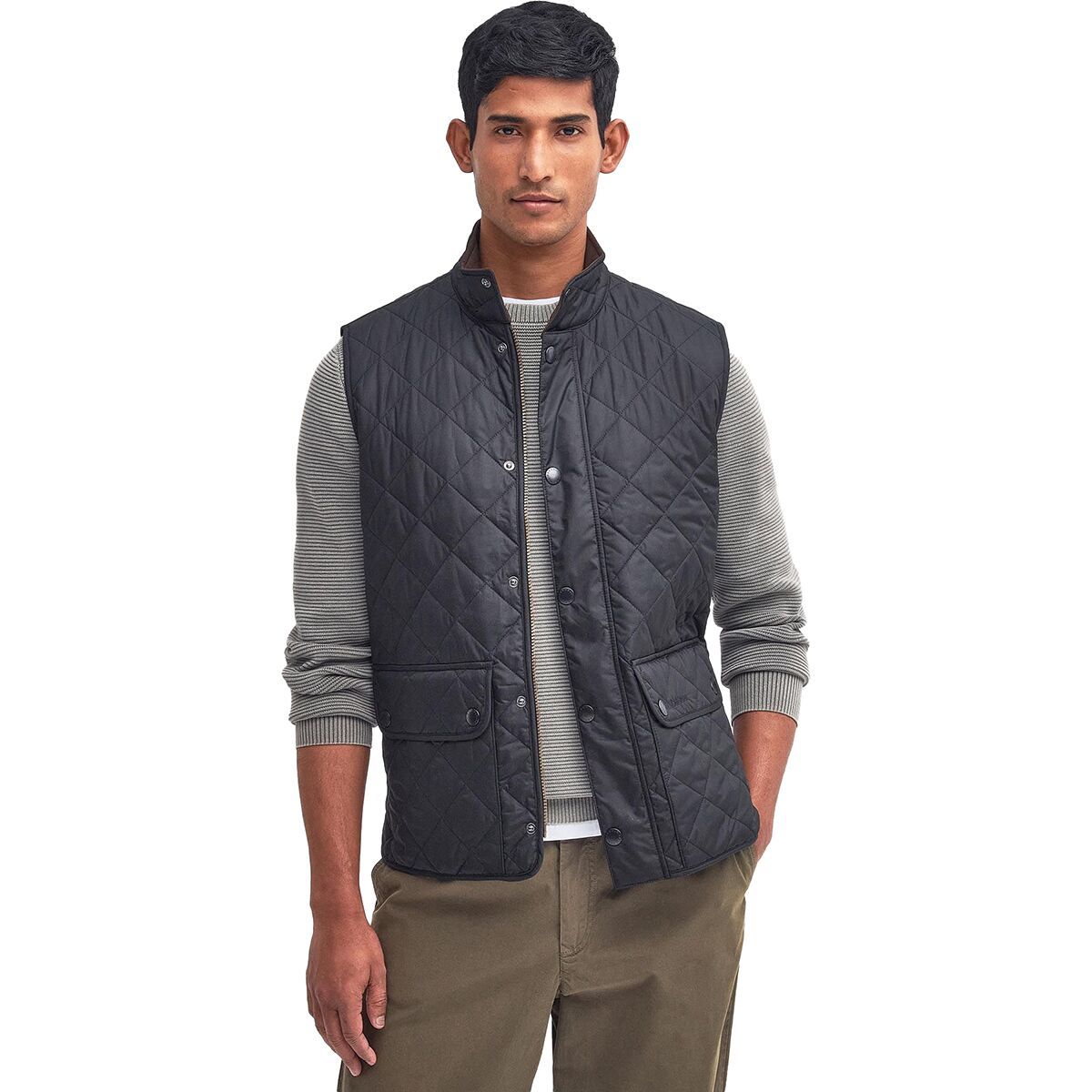 Image of Barbour New Lowerdale Gilet - Men's Navy, S