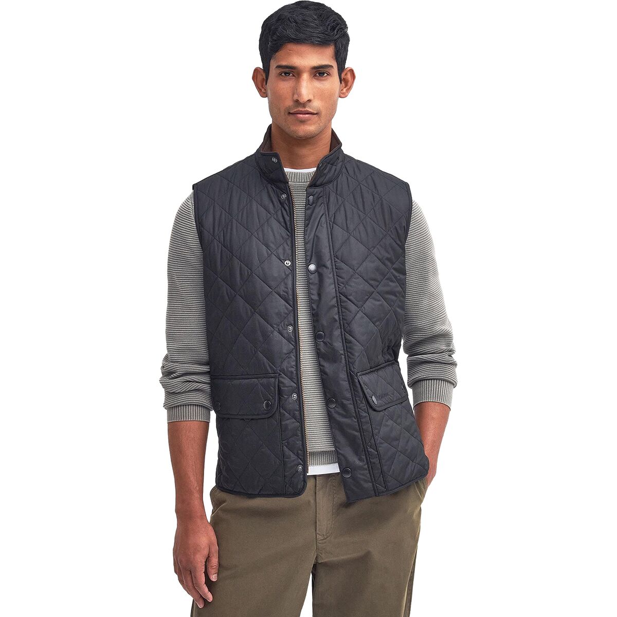 Image of Barbour New Lowerdale Gilet - Men's Navy, M