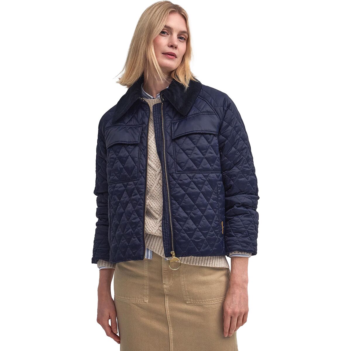 Image of Barbour Beauly Quilt Jacket - Women's Navy/Classic, US 14/UK 18