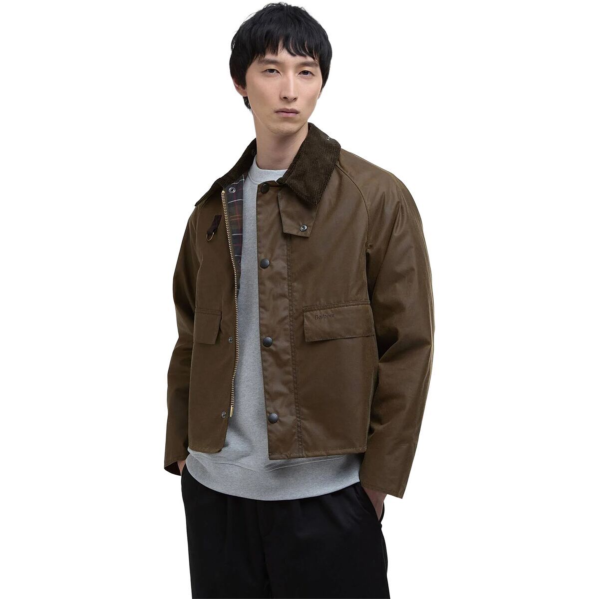 Image of Barbour Spey Wax Jacket - Men's Beech, M