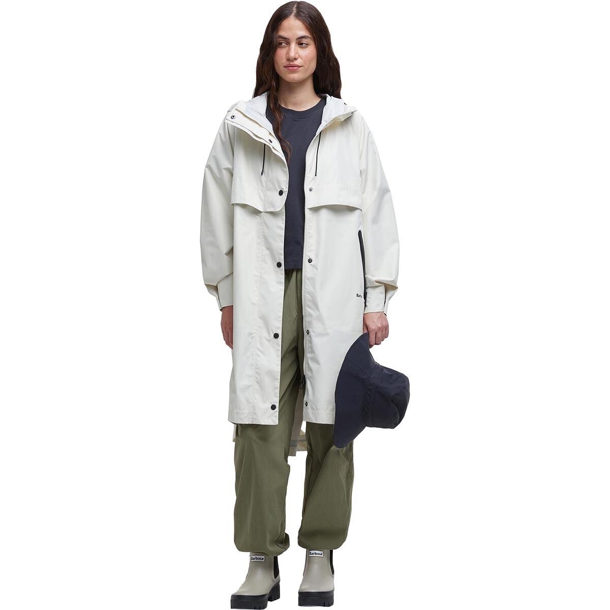 Image of Barbour Jayla Waterproof Parka - Women's Salt, US 8/UK 12