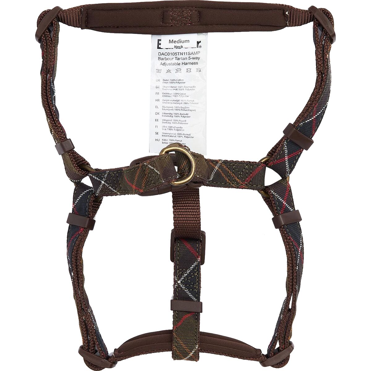 Barbour Barbour Tartan 5-Way Adjustable Harness Classic Tartan, M