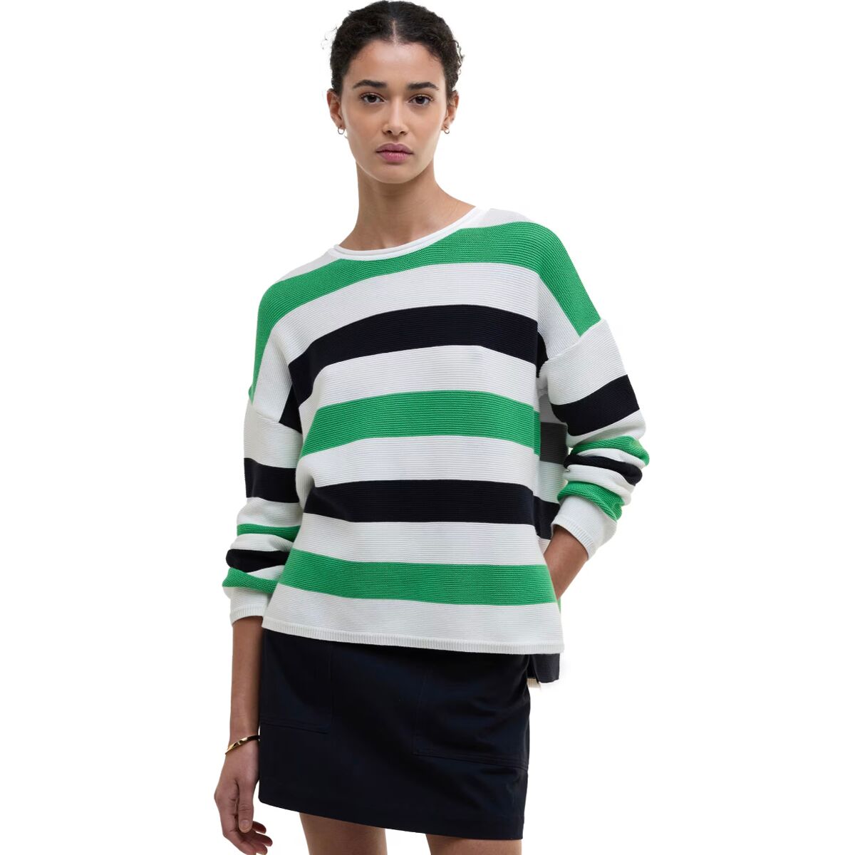Image of Barbour Marine Stripe Knitted Jumper - Women's Multi Stripe, US 6/UK 10