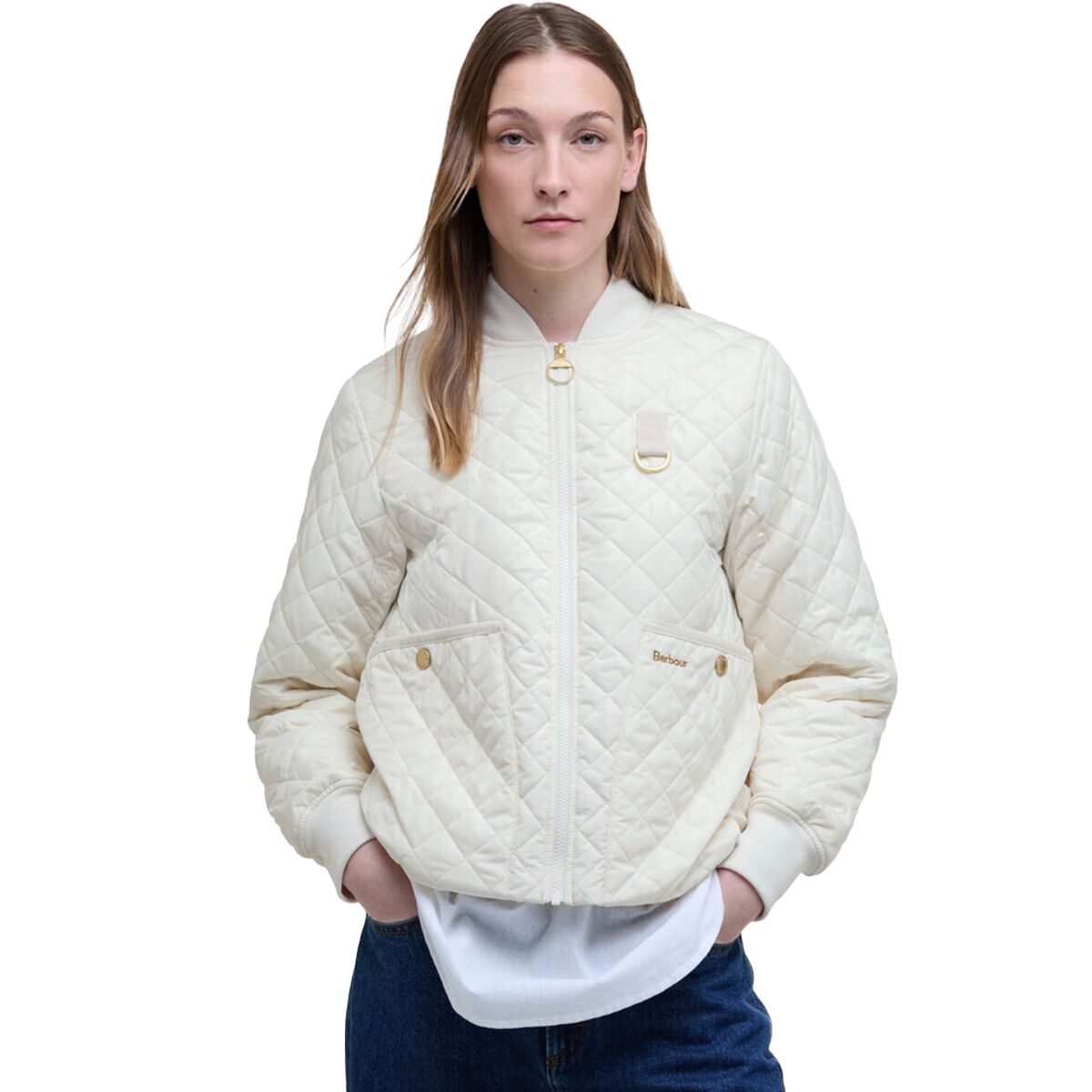 Image of Barbour Reyna Quilt Jacket - Women's Neutral, US 6/UK 10