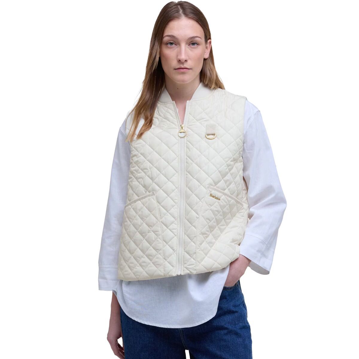 Image of Barbour Rosalie Gilet - Women's Neutral, US 6/UK 10