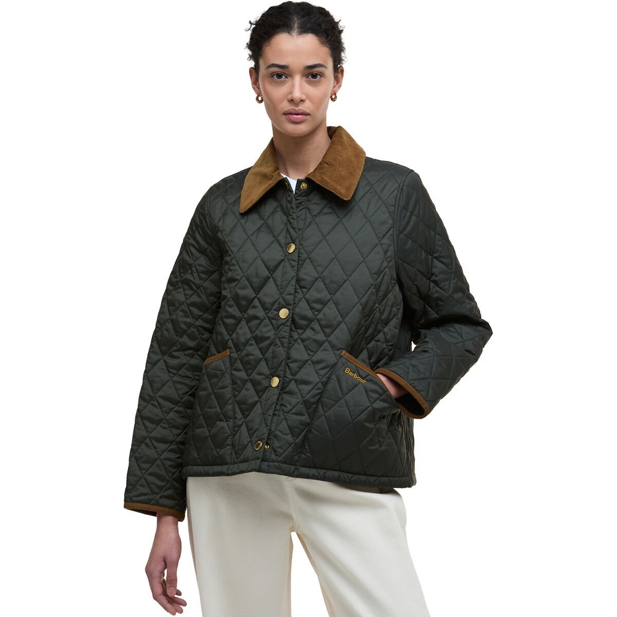 Barbour Icons Cropped Liddesdale Quilted Jacket - Women
