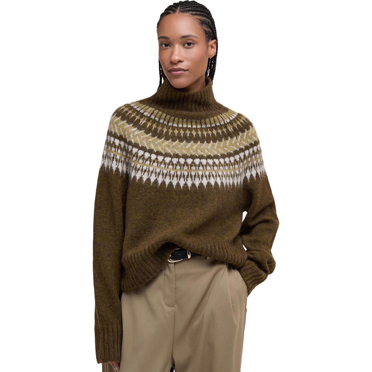 Image of Barbour Lorrie Knitted Jumper - Women's Multi, US 8/UK 12