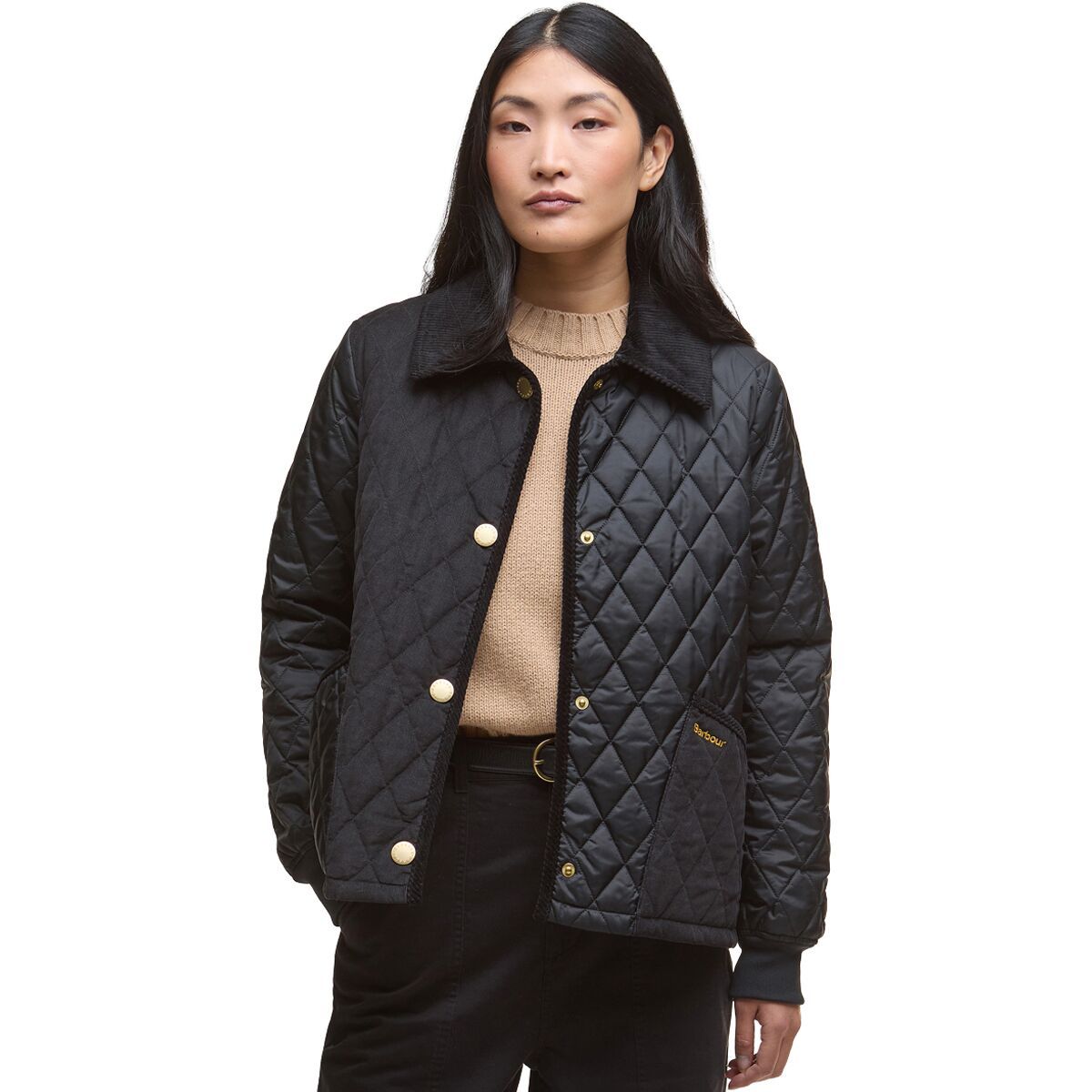 Image of Barbour Marla Quilted Jacket - Women's Black/Classic, US 12/UK 16