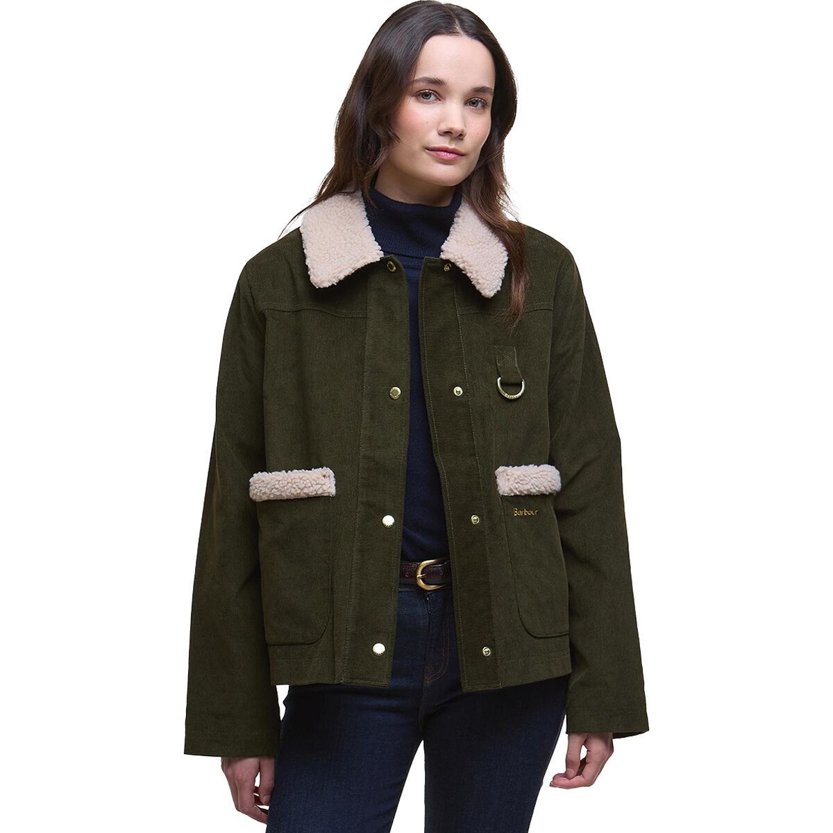 Image of Barbour Tabitha Casual Jacket - Women's Olive, US 12/UK 16
