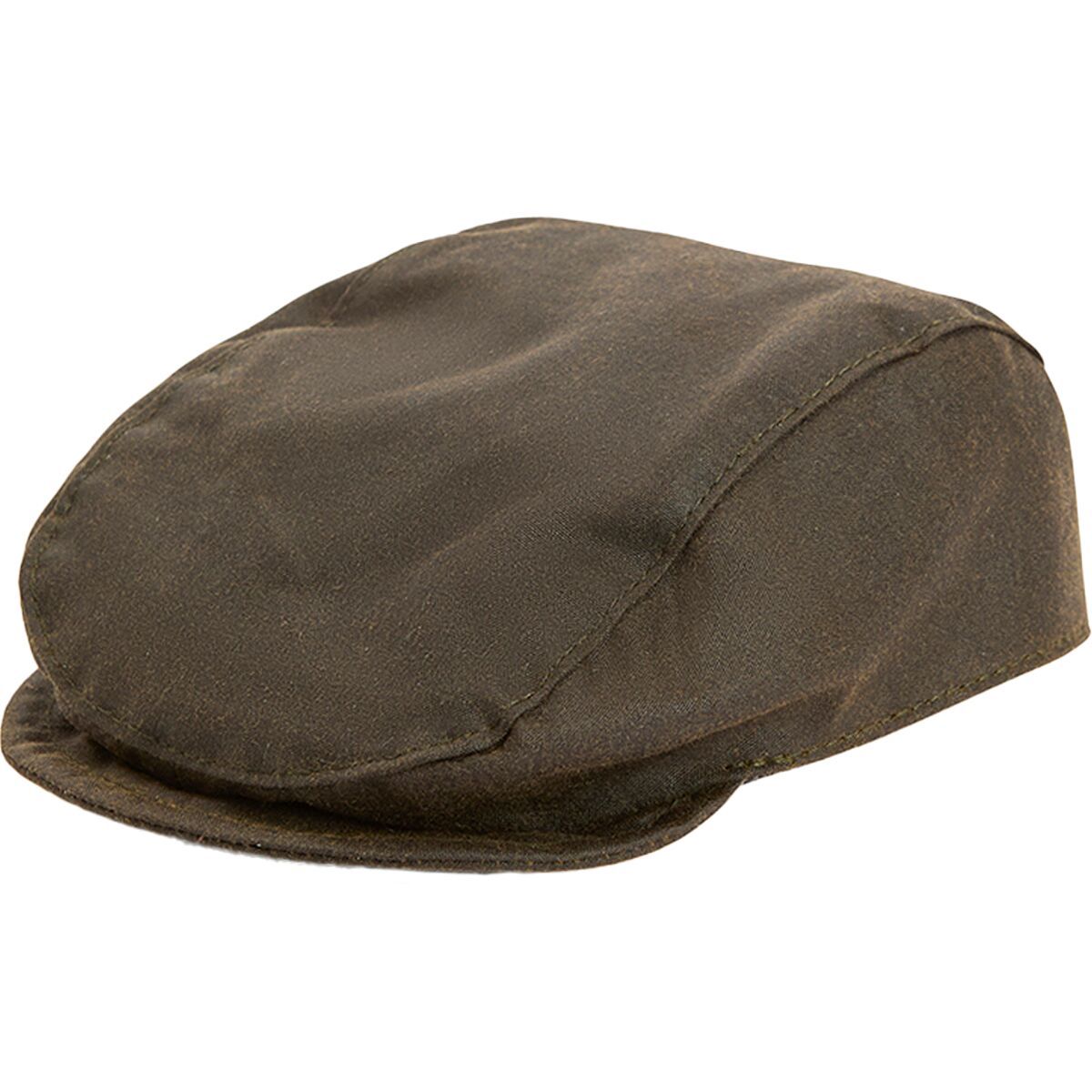 Image of Barbour Dog Wax Flat Cap Olive, S/M