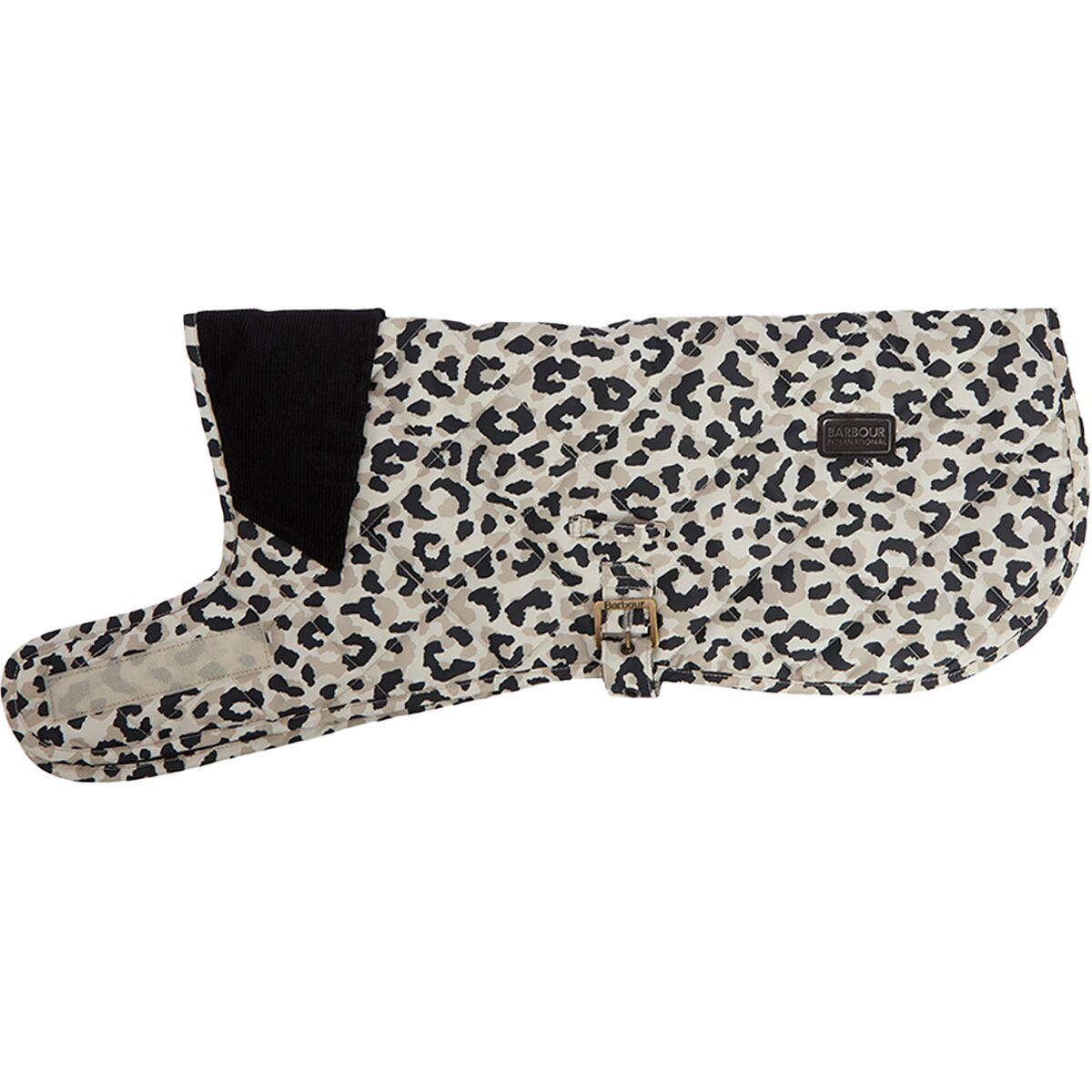 Image of Barbour Harley Quilted Dog Coat Jasmine Leopard, M