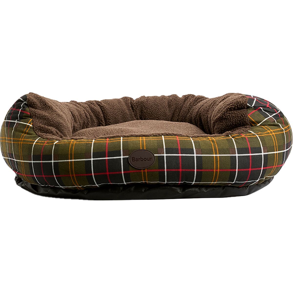 Image of Barbour Snuggle Dog Bed Classic Tartan, 35in