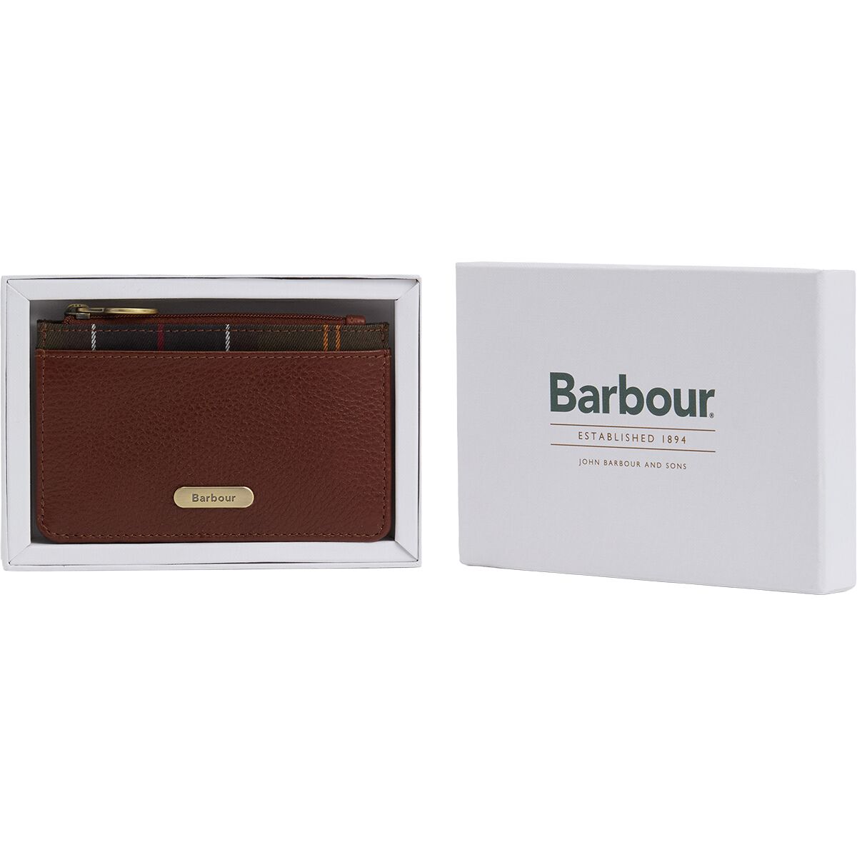 Barbour Alder Leather Card Holder - Accessories