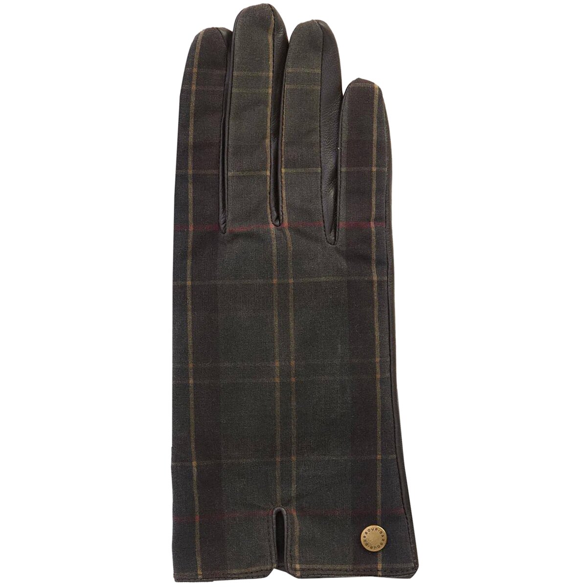 Image of Barbour Scarlet Tartan Glove Classic/Brown, L