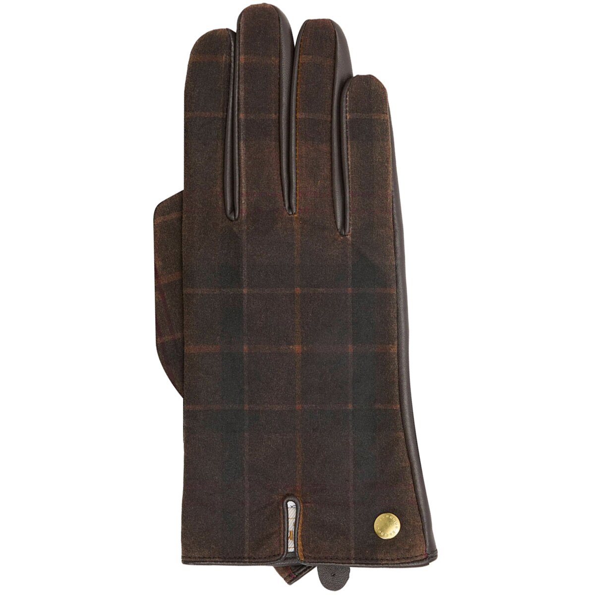 Image of Barbour Scarlet Tartan Glove Muted Tartan, M