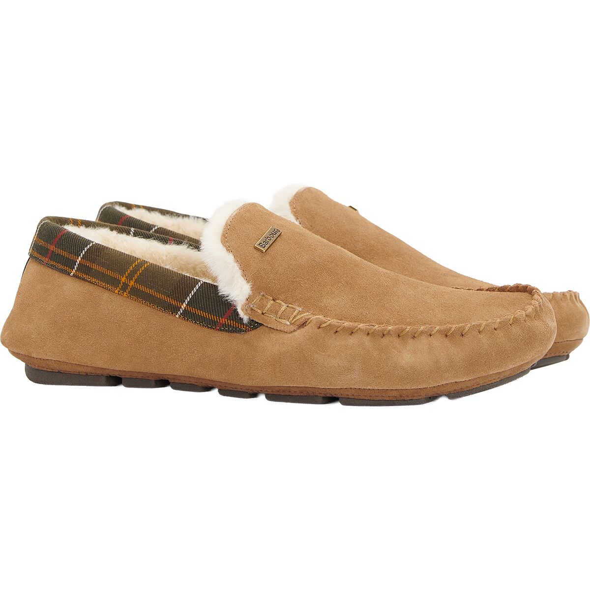 (取寄) バブアー メンズ モンティ モカシン スリッパ - メンズ Barbour men Monty Moccasin Slipper - Men's Brown Suede Barbour Monty Moccasin Slipper - Men's - Footwear