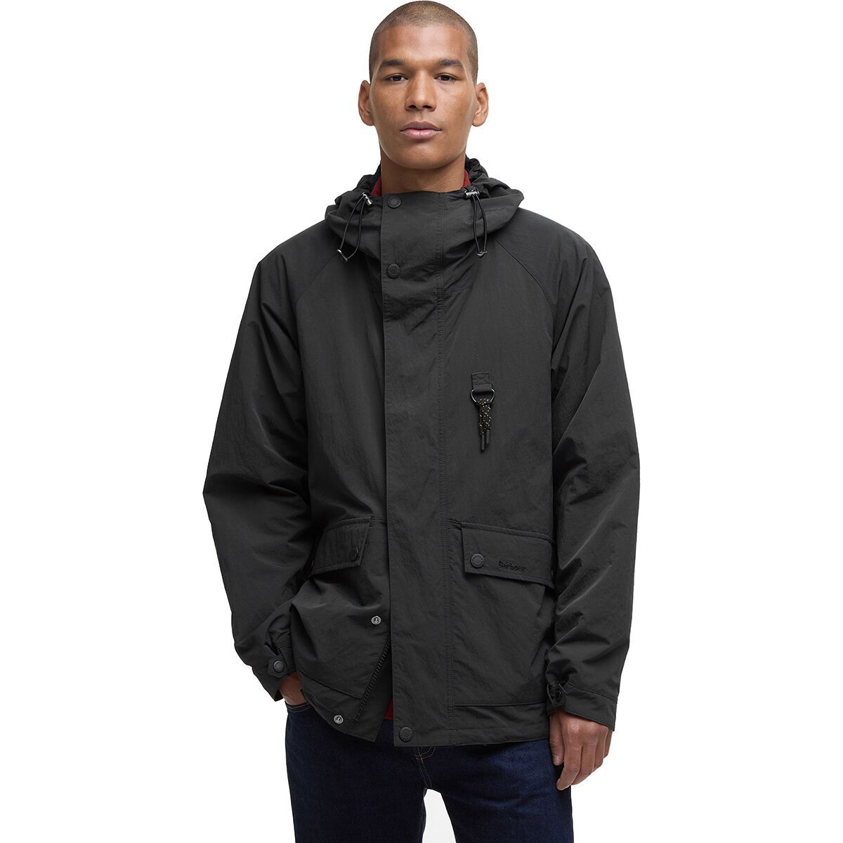 Image of Barbour Rig Showerproof Jacket - Men's Black, L