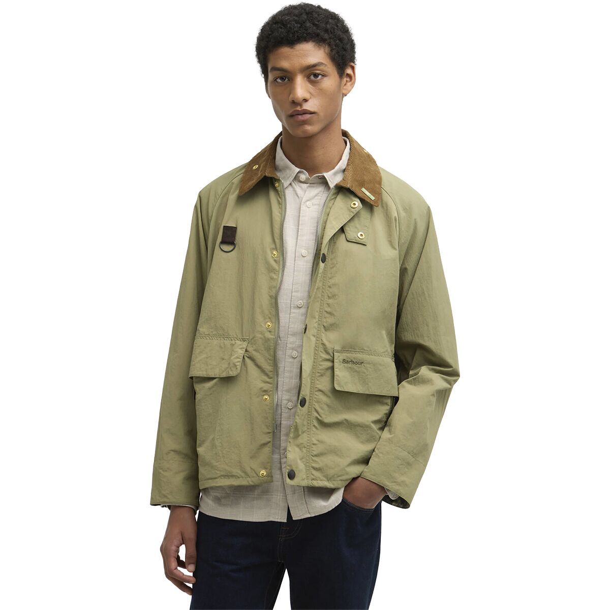 Image of Barbour Icons Spey Jacket - Men's Bleached Olive, M