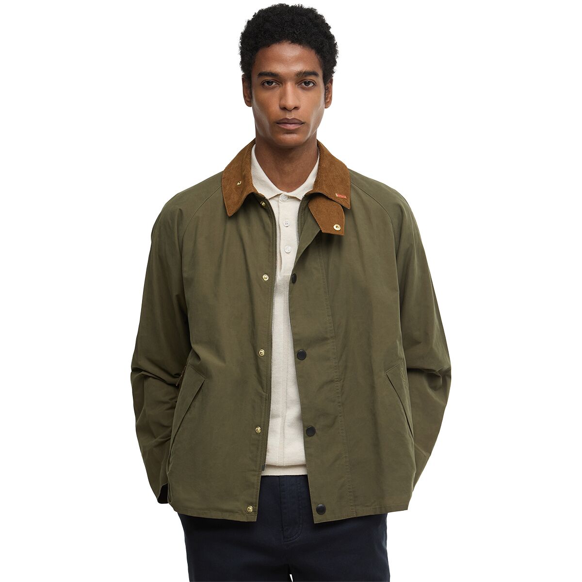 Image of Barbour Icons Transport Casual Jacket - Men's Ivy Green, XL