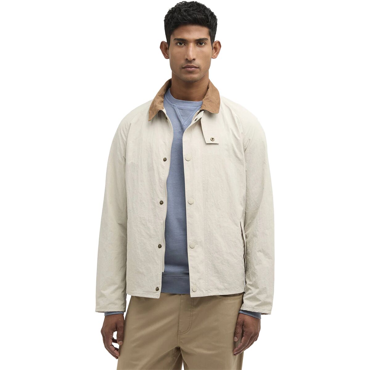 Image of Barbour Tracker Showerproof Jacket - Men's Mist, M